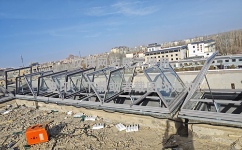 敦煌博物馆莲湖排烟天窗